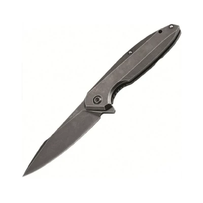 Нож складной Ruike P128-SB. Нержавеющая сталь. Черный