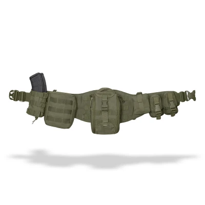 Комплект Modular Battle Belt L/XL 1-го класса защиты. Тактический пояс с обвесами. Олива