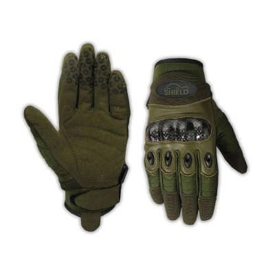 Рукавички тактичні Shield Germany® Tactical Carbon Glove. Олива. Розмір XXL