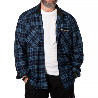 Сорочка «Буревій» (Logo Tan), Camotec. Navy/Blue