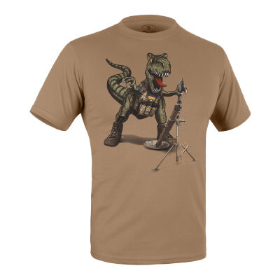 Футболка з малюнком "MORTAR" Coyote Brown