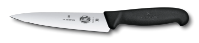 Ніж Victorinox для оброблення, Fibrox, 15 см, клинок 15 мм, сталь X50CrMoV15, Чорний