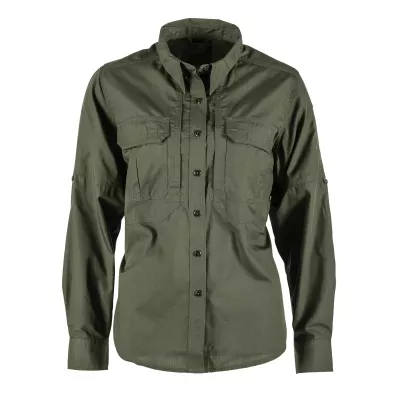 Рубашка тактическая женская "5.11 Women’s TACLITE® Pro Long Sleeve Shirt" TDU Green