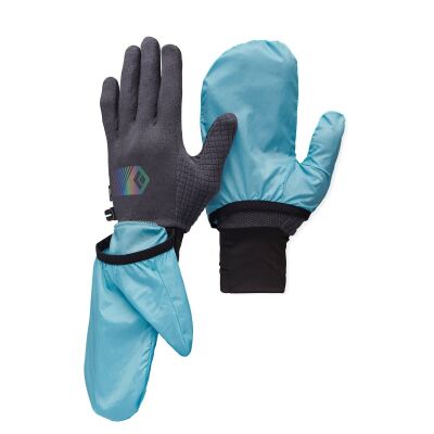 Рукавички чоловічі Black Diamond Deploy Wind Hood Gloves, Carbon/Glacier
