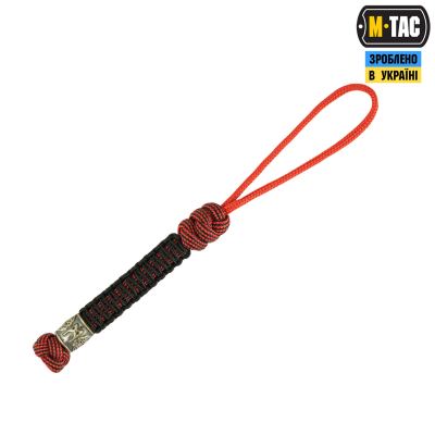 Темляк M-Tac Scandinavian Mannaz Bronze Чёрный&Красный