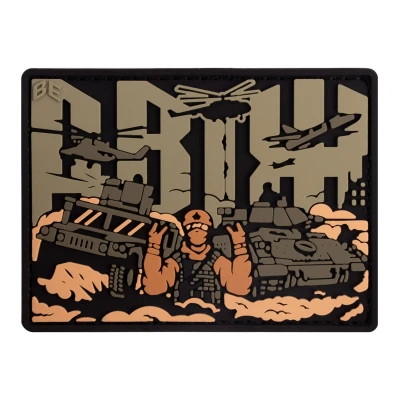 Патч (шеврон) «Движ» от Brand Element. Мягкий ПВХ пластик. Олива Патч (шеврон) «Движ» от Brand Element. Мягкий ПВХ пластик. Олива