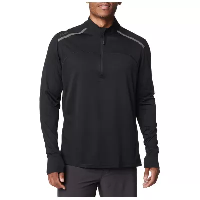 Футболка з довгим рукавом "5.11 Max Effort 1/4 Zip Pullover" Black
