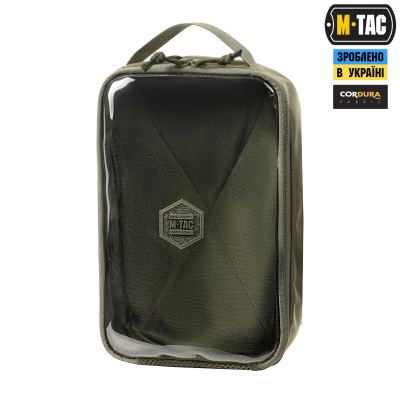 Органайзер утилитарный прозрачный M-Tac Elite Large Gen.II Олива (Темная)
