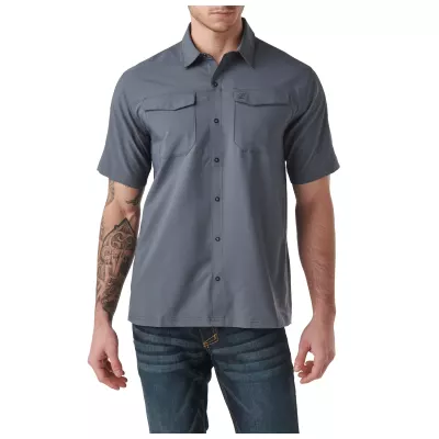 Рубашка тактическая с коротким рукавом "5.11 Freedom Flex Woven S/S" Turbulence