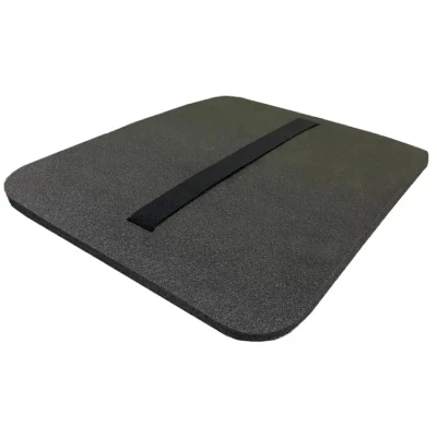 Килимок для сидіння із фіксаторами фастекс, 30 х 35 х 2,0 см, 2-шаровий, сірий