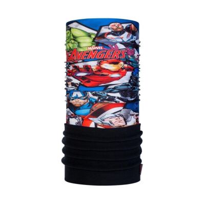 Шарф-труба дитячий (8-12) Buff Superheroes Junior Polar, Avengers Time Multi Black