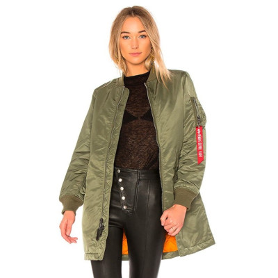 Куртка Alpha Industries MA-1 Long W. Олива