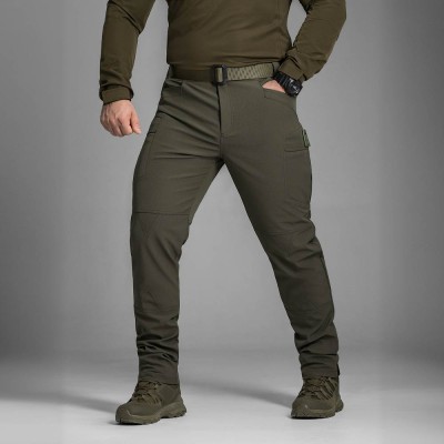 Штаны тактические карго Bezet Капеллан. Армированный Rip-Stop. Олива