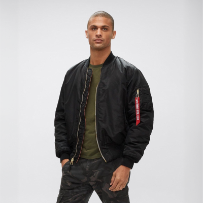 Куртка Alpha Industries MA-1 Bomber Jacket. Чорний