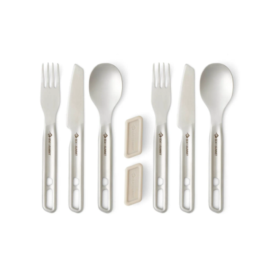 Набір столового приладдя Sea to Summit Detour Stainless Steel Cutlery Set 2P 6 предметів