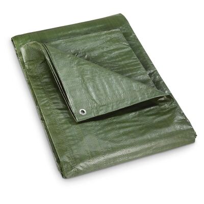 Тент тарталіновий "Mil-Tec Protective Tarpaulin Tent 285X400 cm" Olive