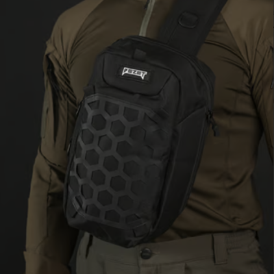 Сумка тактическая (мессенджер) Bezet Armor. Черный
