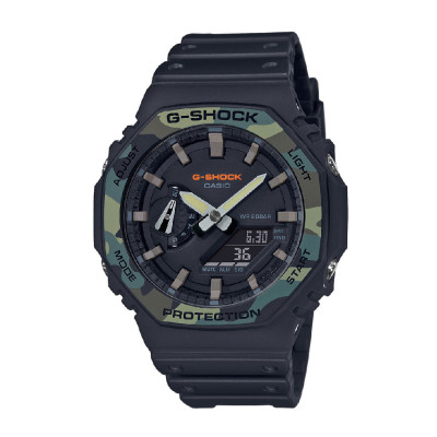 Годинник Casio G-Shock GA-2100SU-1AER. Чорний-Camo