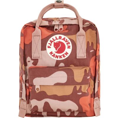 Рюкзак Fjällräven Kånken Graphics Mini, Chalk Rose/Hidden Animals