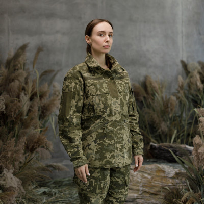 Куртка тактична жіноча WAC-17 Ripstop. Піксель (мм-14)