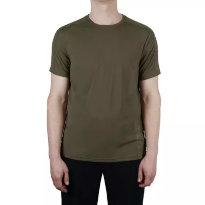 Футболка тактична потовідвідна "5.11 Tactical® No Mercy PT-R® Short Sleeve Top" Ranger Green 2