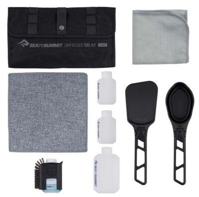 Набір аксесуарів для кухні Sea to Summit Camp Kitchen Tool Kit - 10 Piece Set, Black
