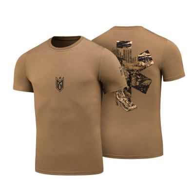 Футболка M-Tac боевого медика 3 ОШБр Coyote Brown, койот