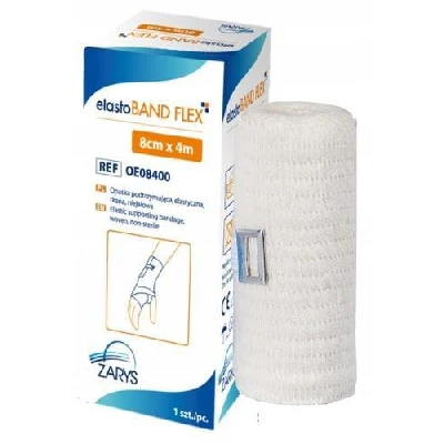 Бинт эластичный ElastoBand Flex поддерживающий тканый, нестерильный 4 м х 8 см Бинт эластичный ElastoBand Flex поддерживающий тканый, нестерильный 4 м х 8 см