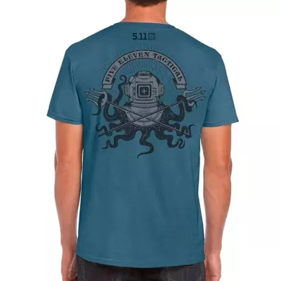 Футболка з малюнком "5.11 Tactical Release the Kraken" Indigo