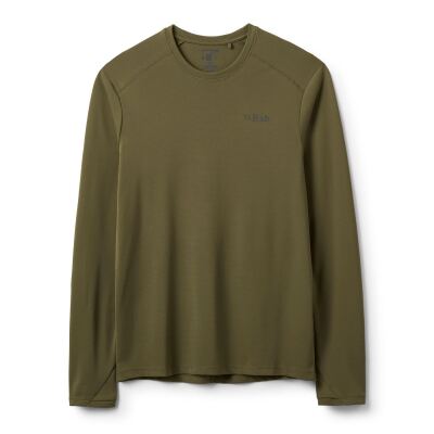 Футболка с длинным рукавом мужская Rab Force LS Tee, Olive