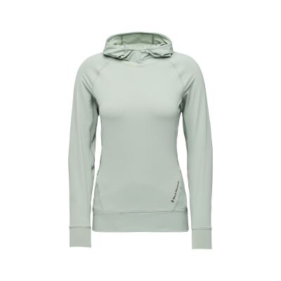 Женская кофта с рукавом реглан Black Diamond W Ls Alpenglow Hoody, Agave