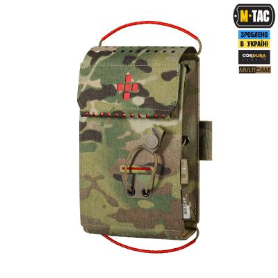 Аптечка-вкладиш тактична індивідуальна M-Tac IFAK Elite, 20,5 x 12 x 4 см, Мультикам