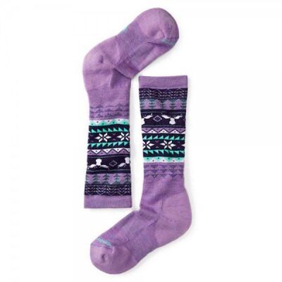 Носки для девочек Smartwool Wintersport Fairisle Moose, Lilac