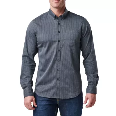 Рубашка тактическая "5.11 Tactical Alpha Flex Long Sleeve Shirt" Turbulence Dby