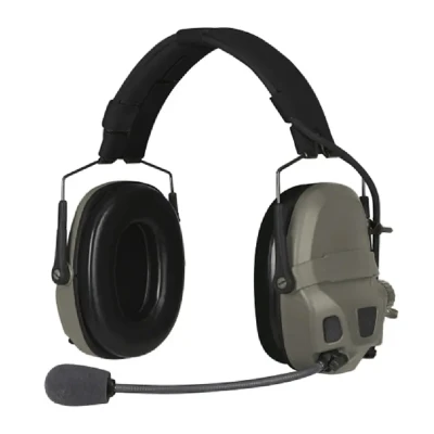 Активні навушники Ops-Core AMP Communication Headset-Connectorized. Верхній тримач. Олива