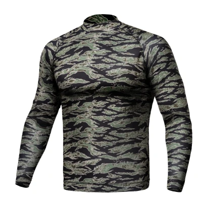 Рашгард тактичний Raptor Rashguard Tiger Stripes. Slim fit, polyester Рашгард тактичний Raptor Rashguard Tiger Stripes. Slim fit, polyester
