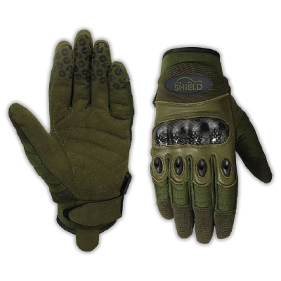 Перчатки тактические Shield Germany® Tactical Carbon Glove. Олива Перчатки тактические Shield Germany® Tactical Carbon Glove. Олива