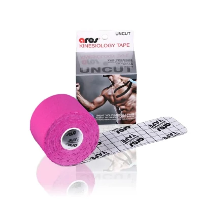 Кинезио тейп Ares Standart. Эластичная лента 5 см х 5 м. Розовый Кинезио тейп Ares Standart. Эластичная лента 5 см х 5 м. Розовый