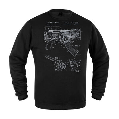 Світшот зимовий "AK-47" Combat Black