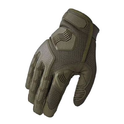 Рукавиці тактичні Bezet Protective Gloves. Посилені ПВХ вставки. Олива