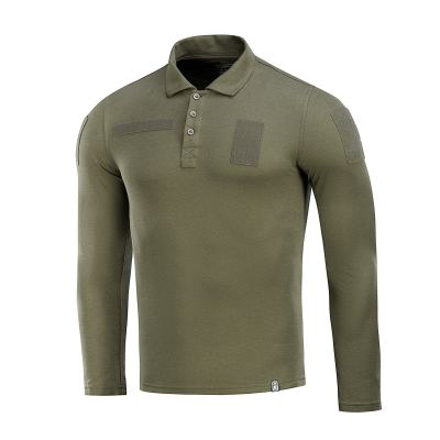 Поло M-Tac тактичне з довгим рукавом 65/35 Army Олива, army Olive