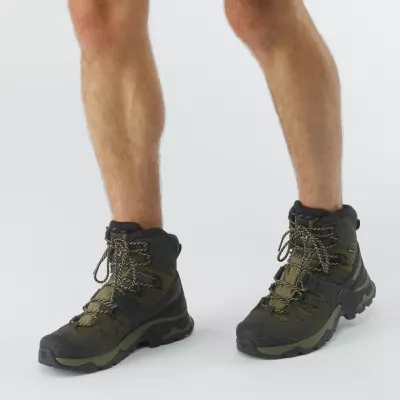 Черевики тактичні SALOMON Quest 4 GTX. Чорний-Хакі