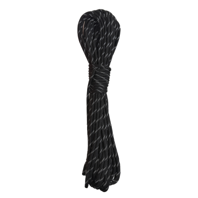 Паракорд A.T.A.K.A. Mil-Glow 550 Type III, 10 метрів. Чорний Reflective