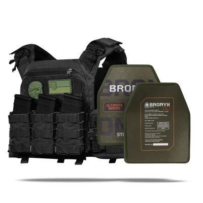 Бронежилет 5 класса (PRO). Вес 4.8 кг. Керамические плиты 1.86 кг. Черный