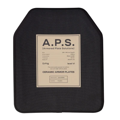 Плита керамика 6 класс защиты. Вес 2.4 кг. Размер M (25х30 см.) A.P.S. Плита керамика 6 класс защиты. Вес 2.4 кг. Размер M (25х30 см.) A.P.S.