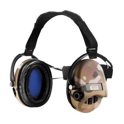 Активные наушники для стрельбы Sordin Supreme Pro-X Neckband Multicam с задним держателем под шлем (76302-X-06-S)