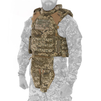 Бронежилет 1-го класу Rarog Plastoon XM kit4. Піксель (мм-14)
