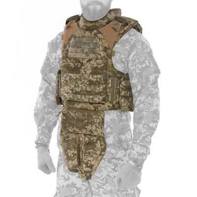 Бронежилет 1-го класса Rarog Plastoon XM kit4. Пиксель (мм-14)