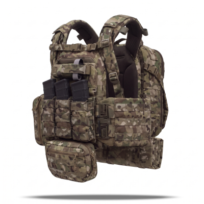 Комплект спорядження DayTreck Tactical Set (під плити 25 × 30 см). Мультикам