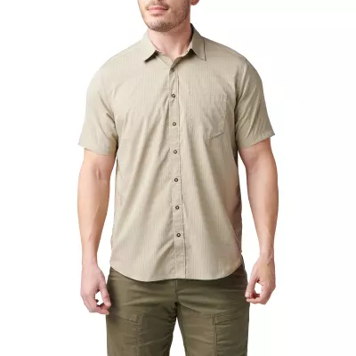 Сорочка тактична "5.11 Tactical Aerial Short Sleeve Shirt" Khaki